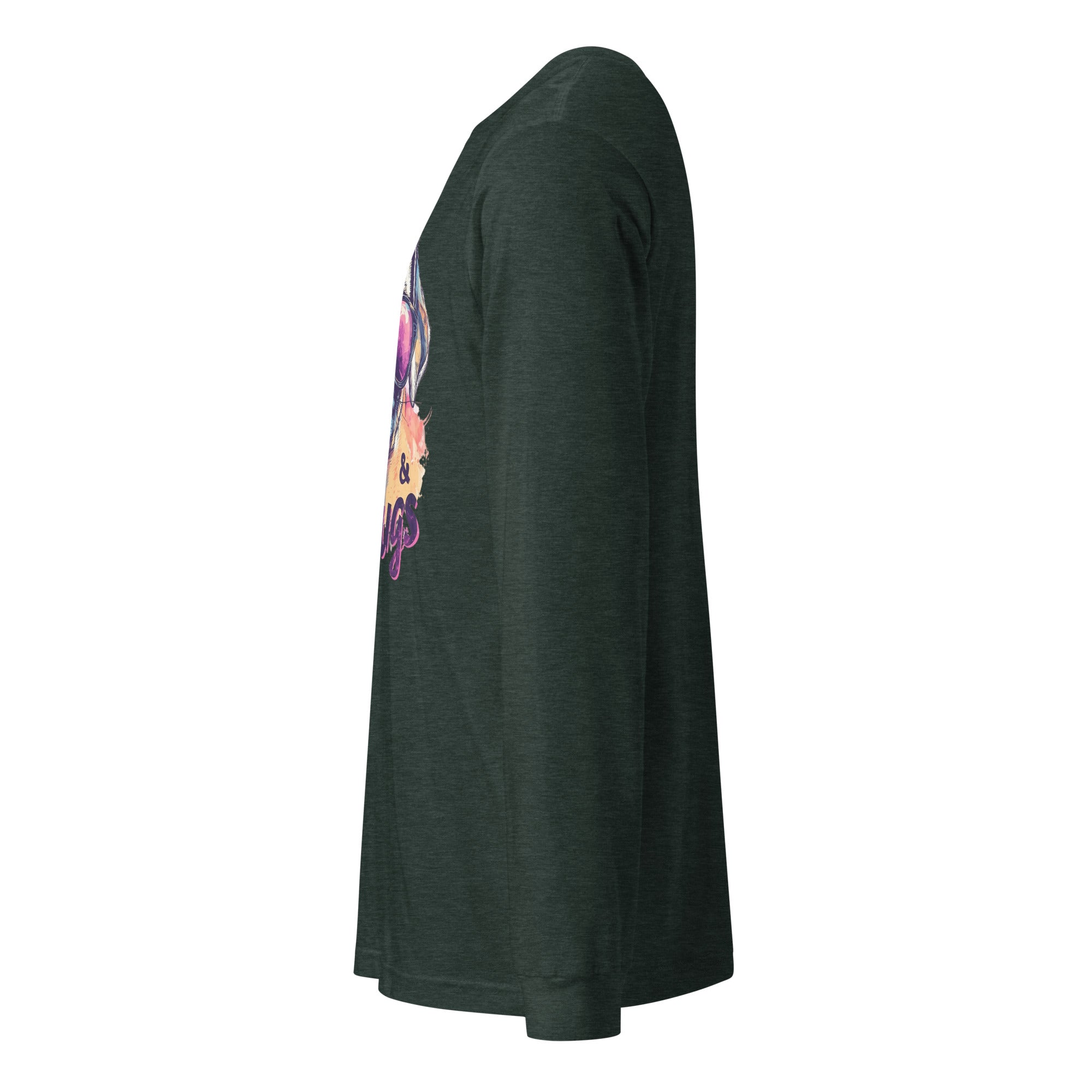 Pugs & Hugs Unisex Long Sleeve Tee