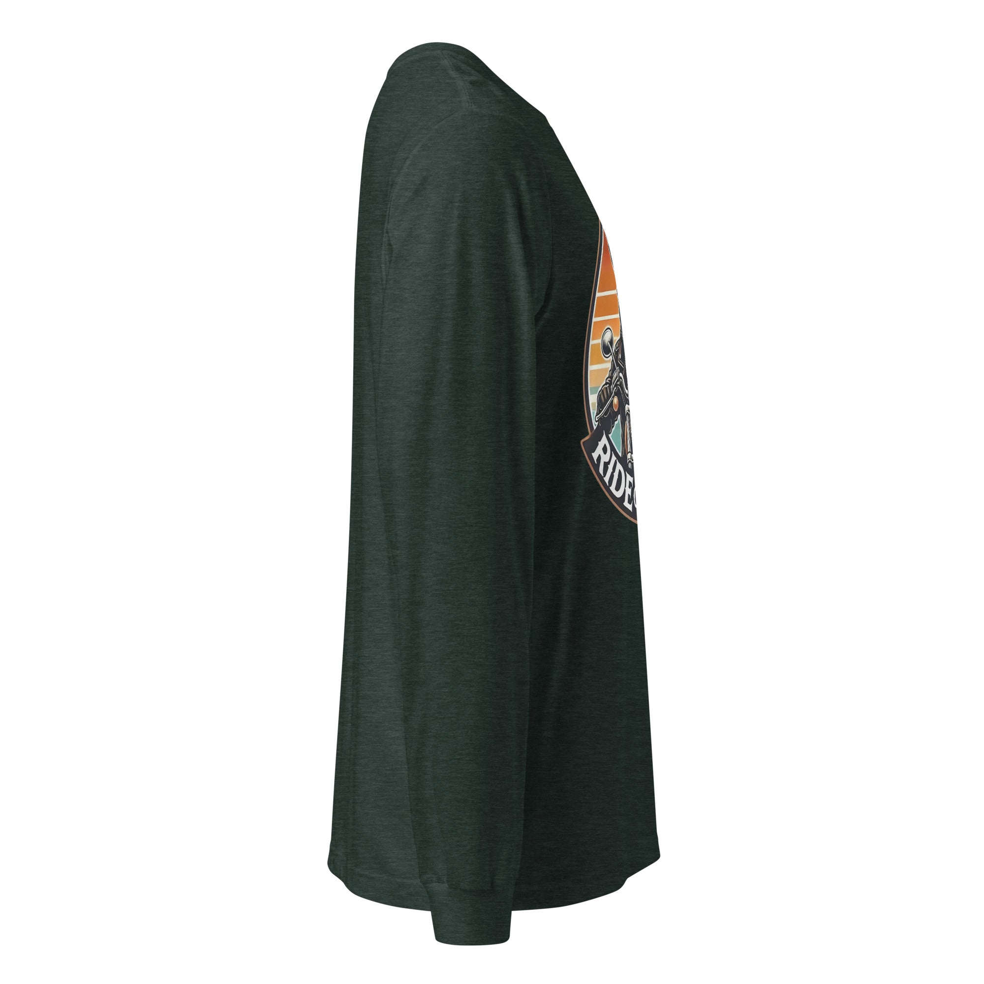 Ride or Bark - Boston Terrier Unisex Long Sleeve Tee