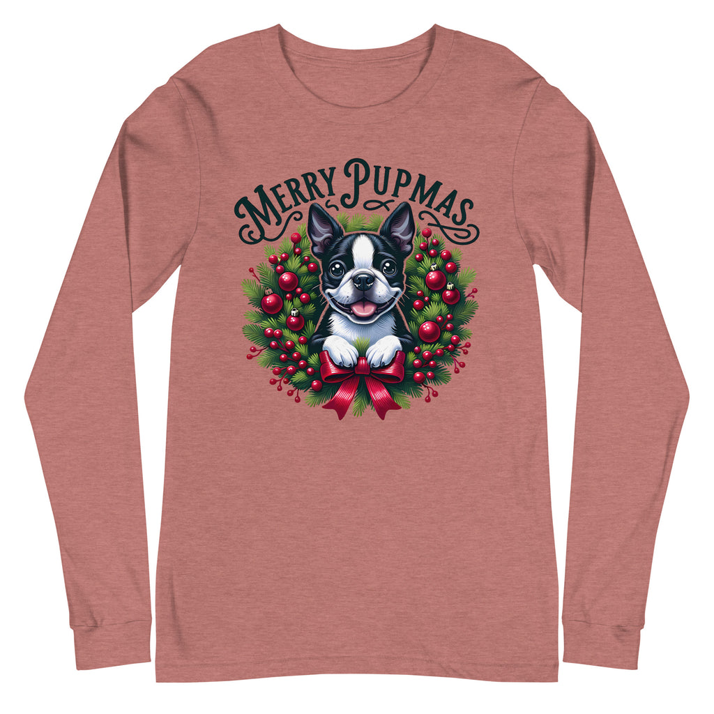 Merry Pupmas Unisex Long Sleeve Tee