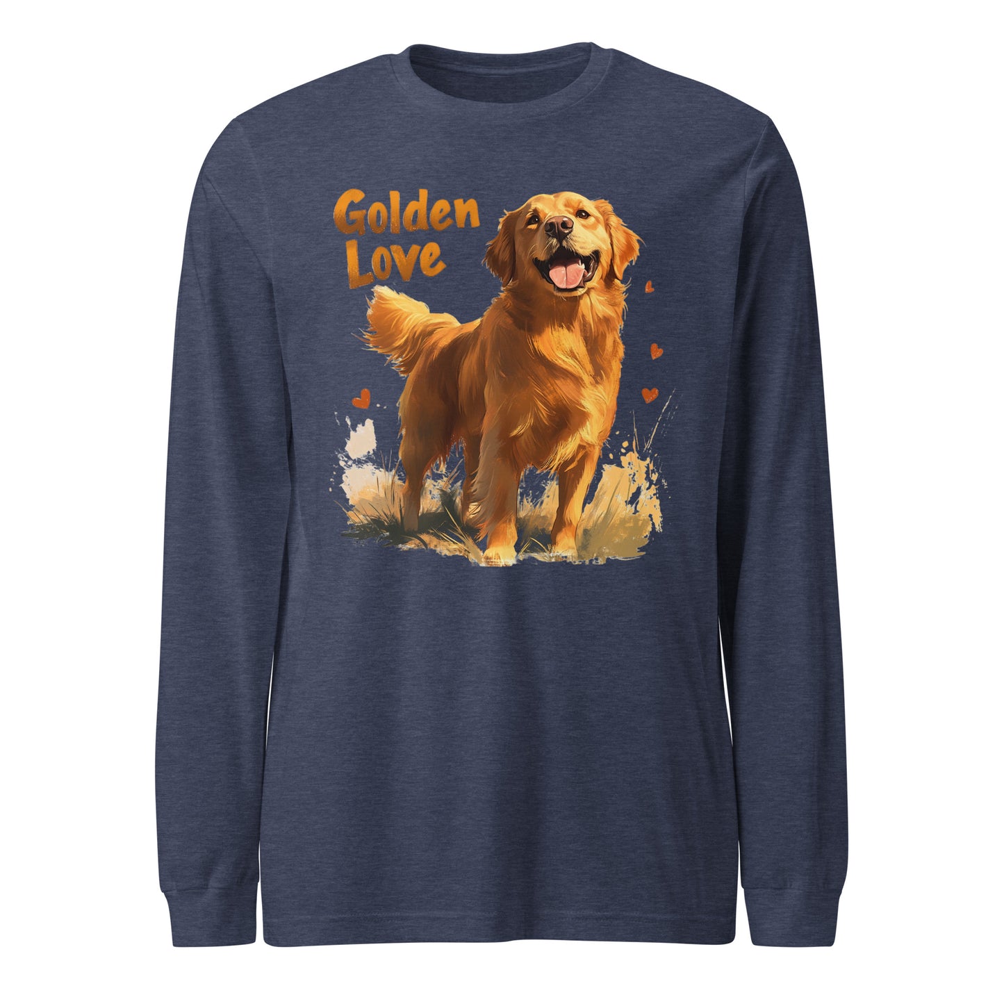 Golden Retriever Love Unisex Long Sleeve Tee