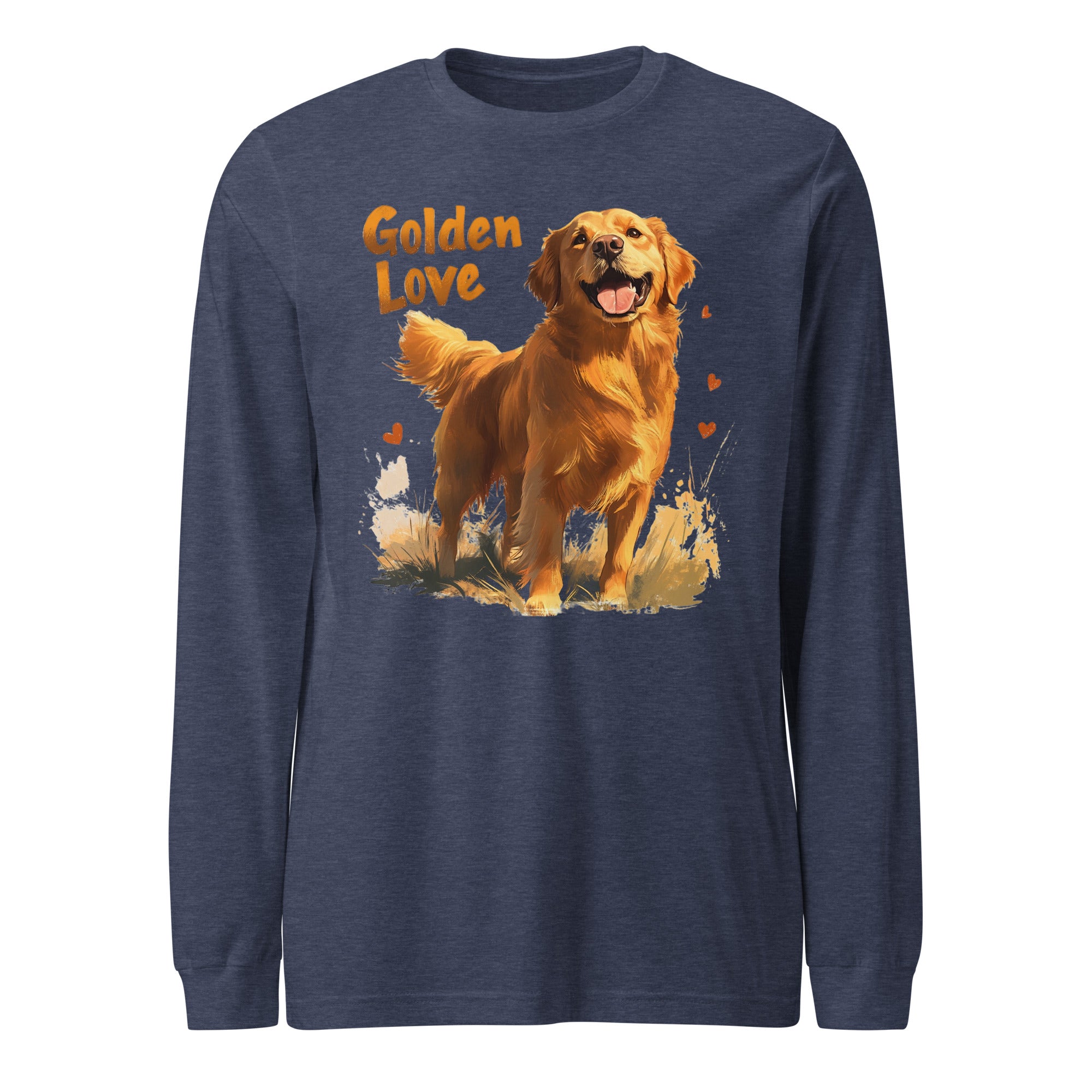 Golden Retriever Love Unisex Long Sleeve Tee