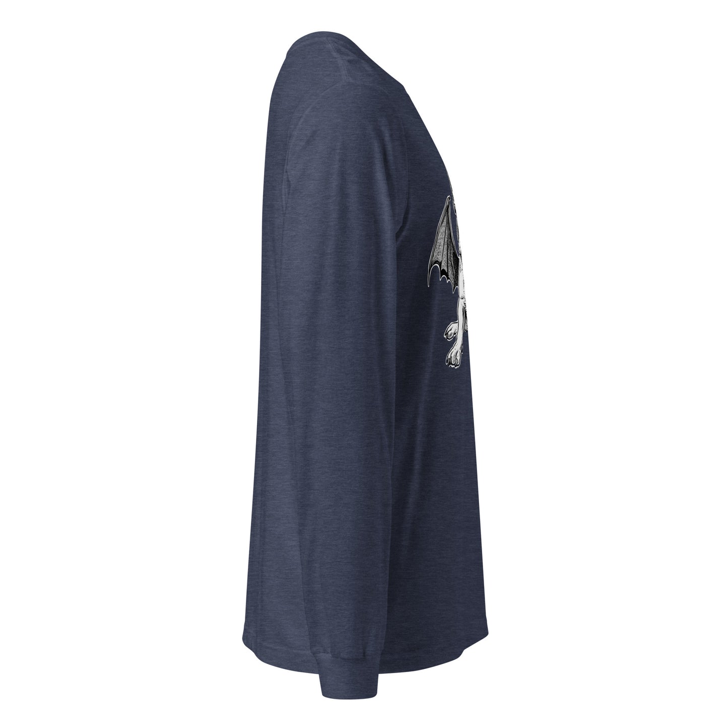 Bat-Winged Boston Terrier Dog Unisex Long Sleeve Tee