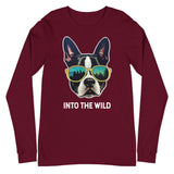 Into The Wild Boston Terrier Unisex Long Sleeve Tee