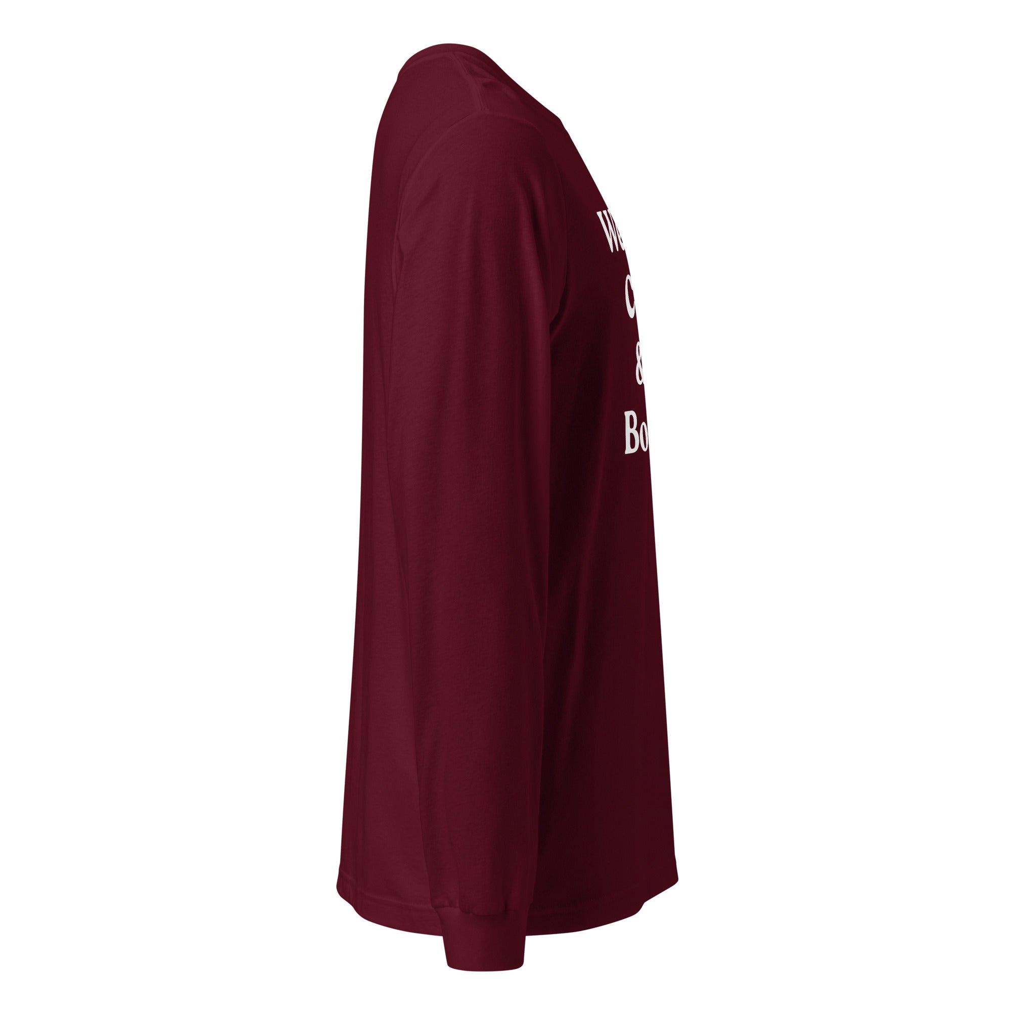 Weekends Coffee And Boston Terrier Unisex Long Sleeve Tee