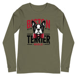 Boston Terrier World Unisex Long Sleeve Tee