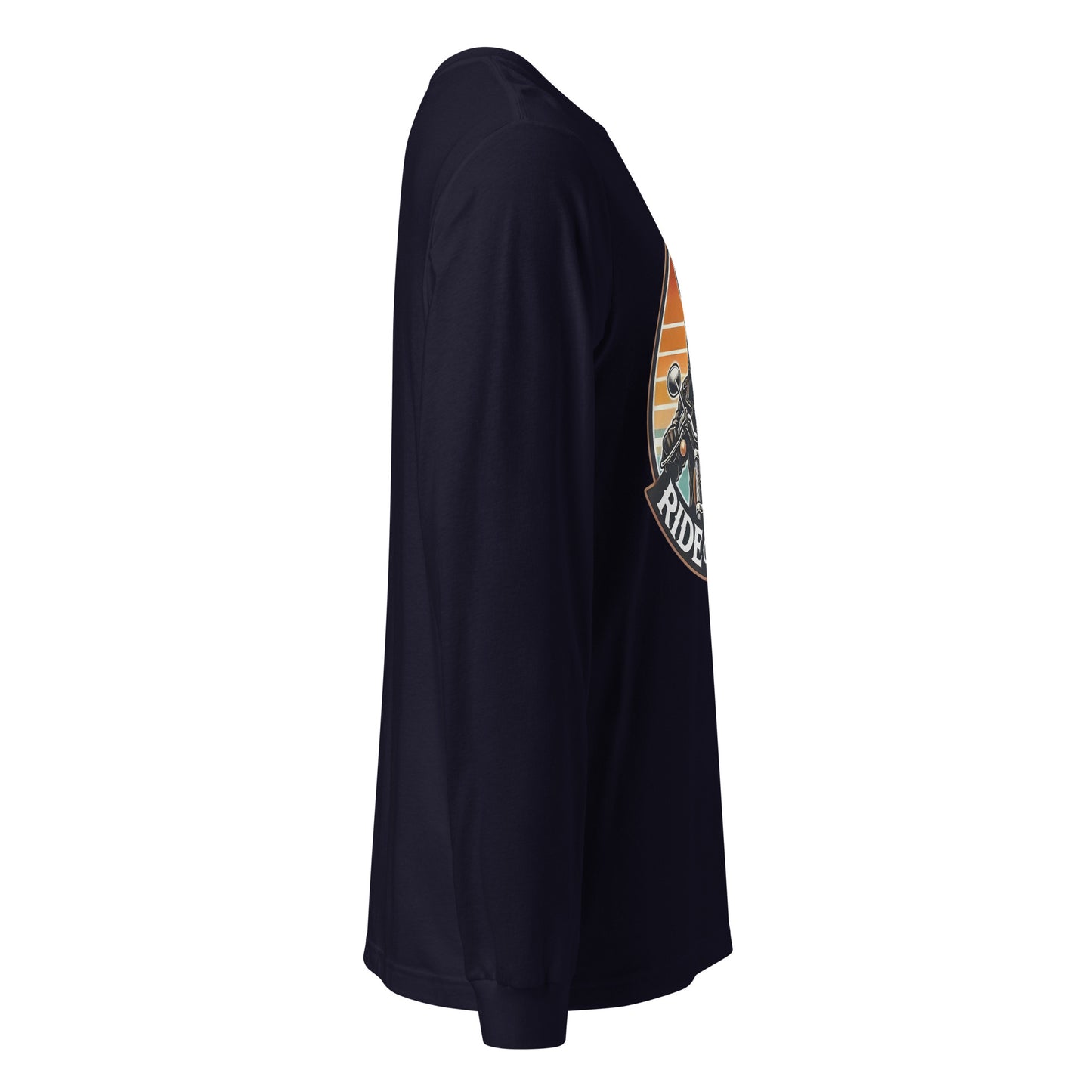 Ride or Bark - Boston Terrier Unisex Long Sleeve Tee