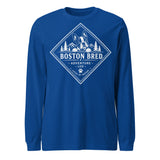 Boston Bred Adventure Led – Outdoor And Hiking Dog Lover Unisex Long Sleeve Tee . True Royal