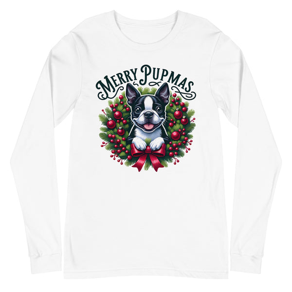 Merry Pupmas Unisex Long Sleeve Tee