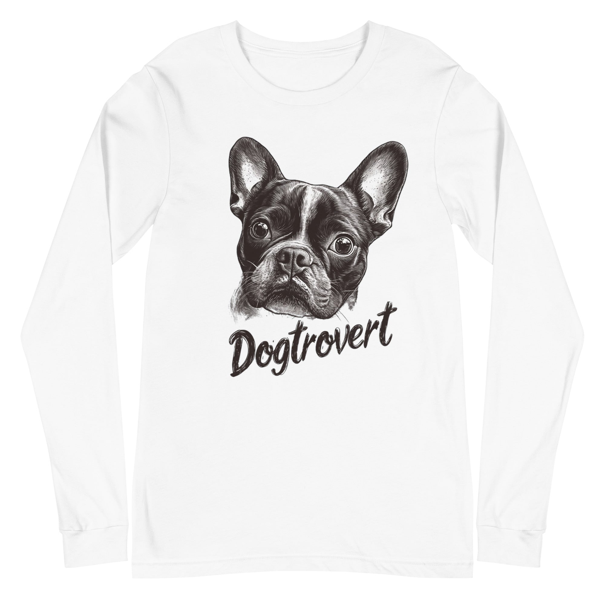 Dogtrovert Boston Terrier Unisex Long Sleeve Tee
