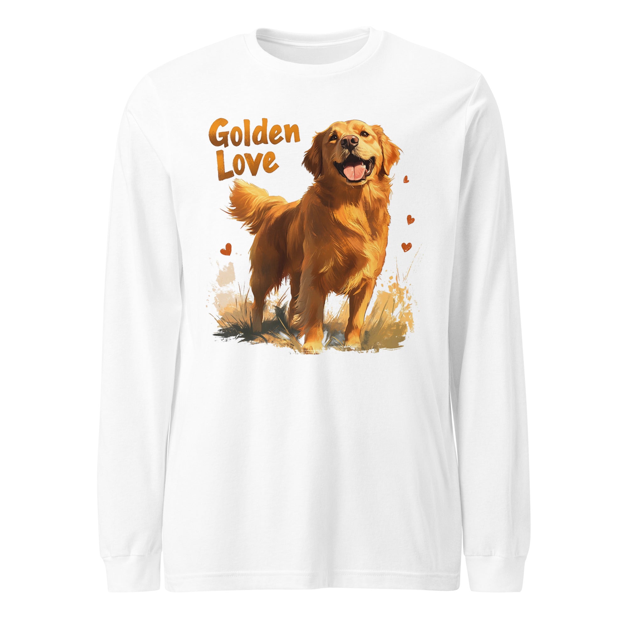 Golden Retriever Love Unisex Long Sleeve Tee