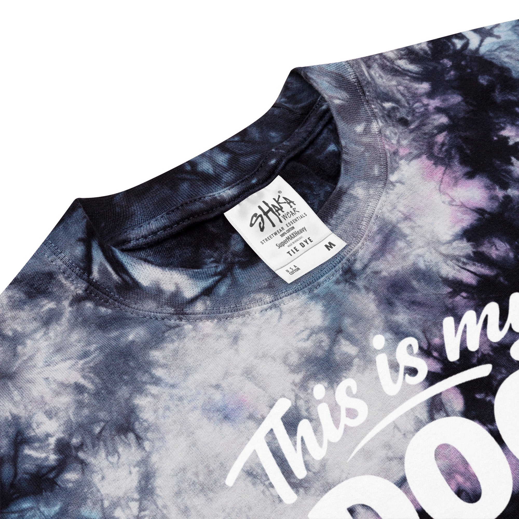 This Is My Dog Walking Shirt Funny Unisex Oversized Tie-Dye T-Shirt For Dog Moms And Dog Walkers .