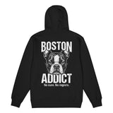 Boston Addict (No Cure. No Regrets.) Premium Full Zip Hoodie .