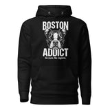 Boston Addict (No Cure. No Regrets.) Unisex Hoodie . Black