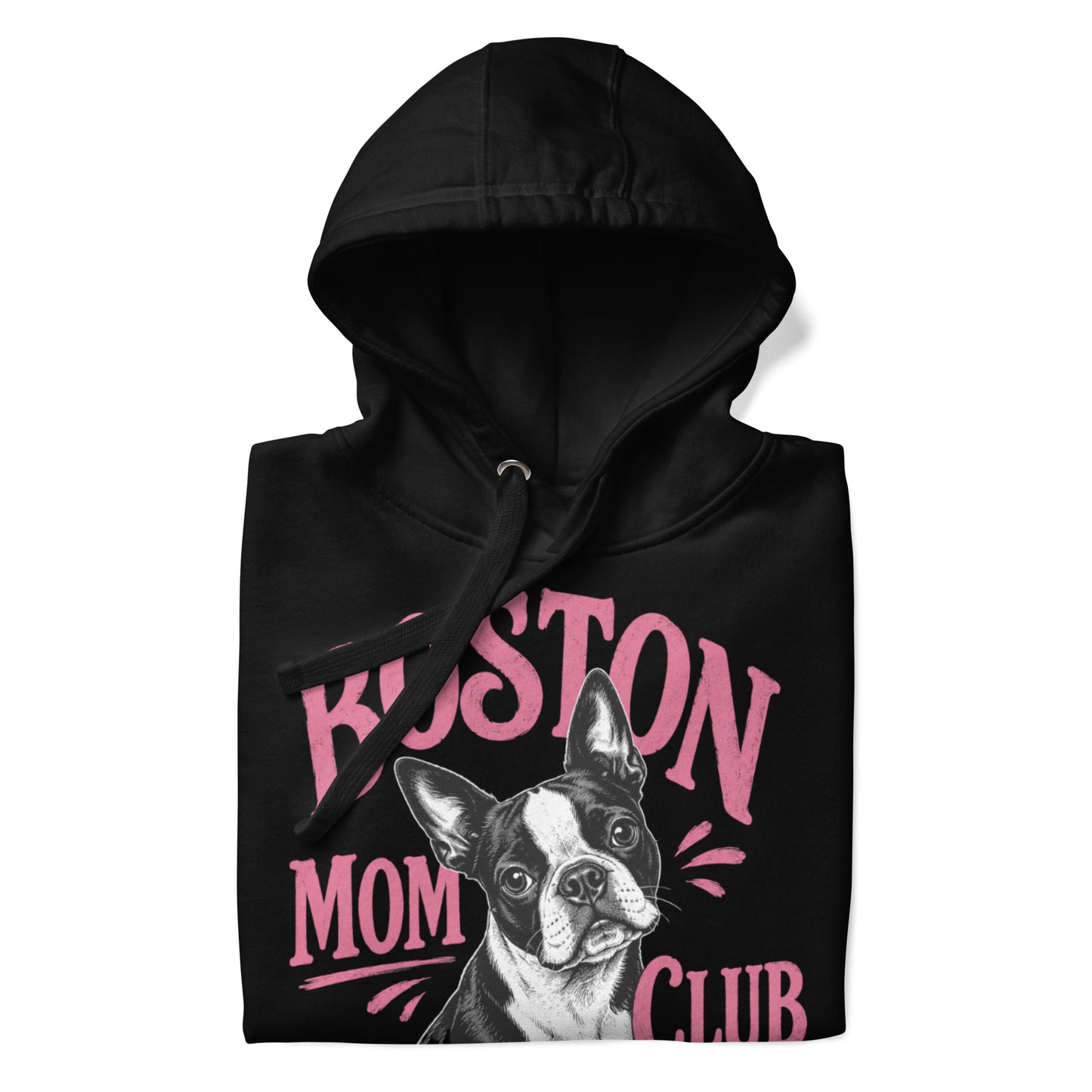 Boston Mom Club Hoodie .