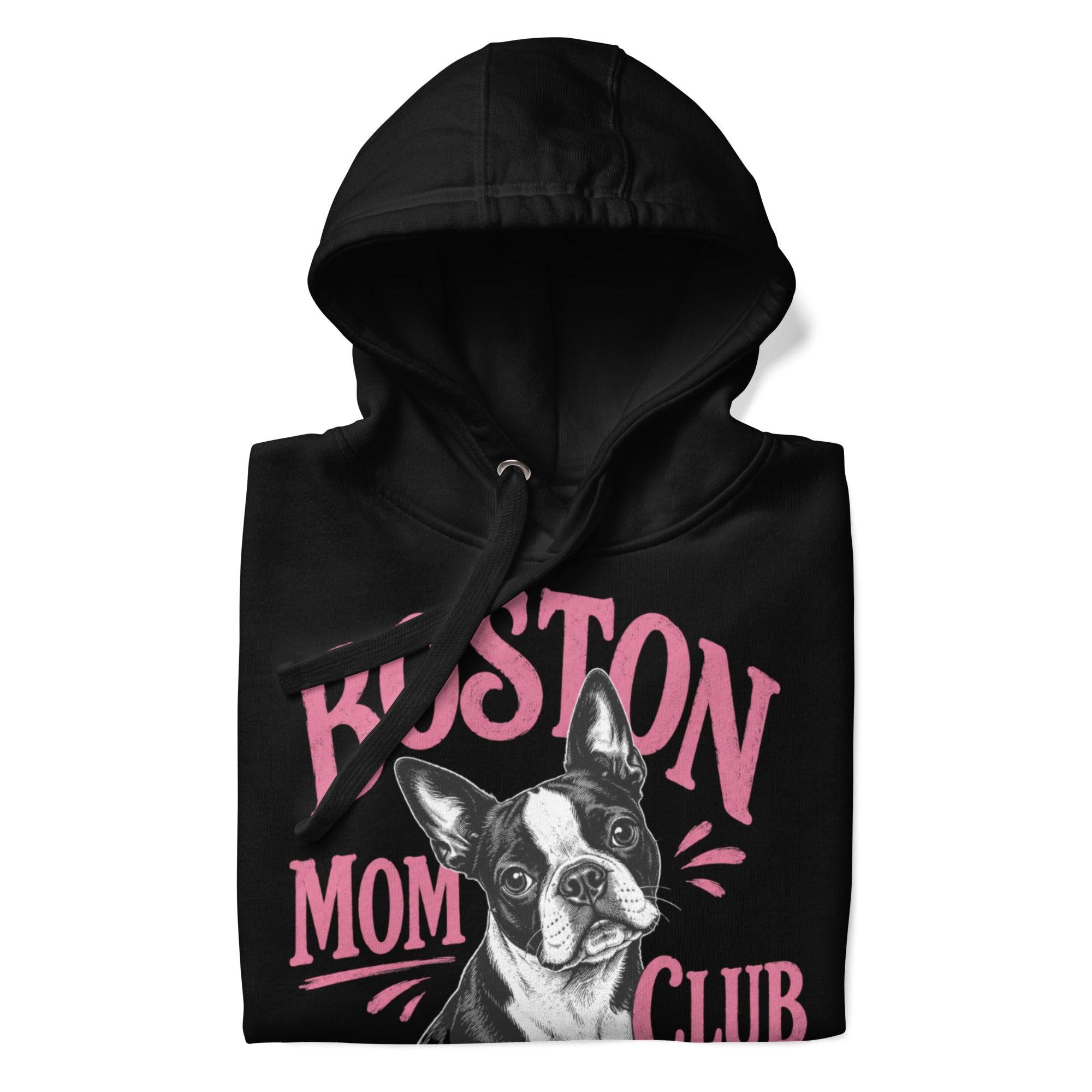 Boston Mom Club Hoodie .