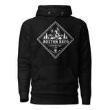 Boston Bred Adventure Led – Outdoor And Hiking Dog Lover Unisex Hoodie . Black