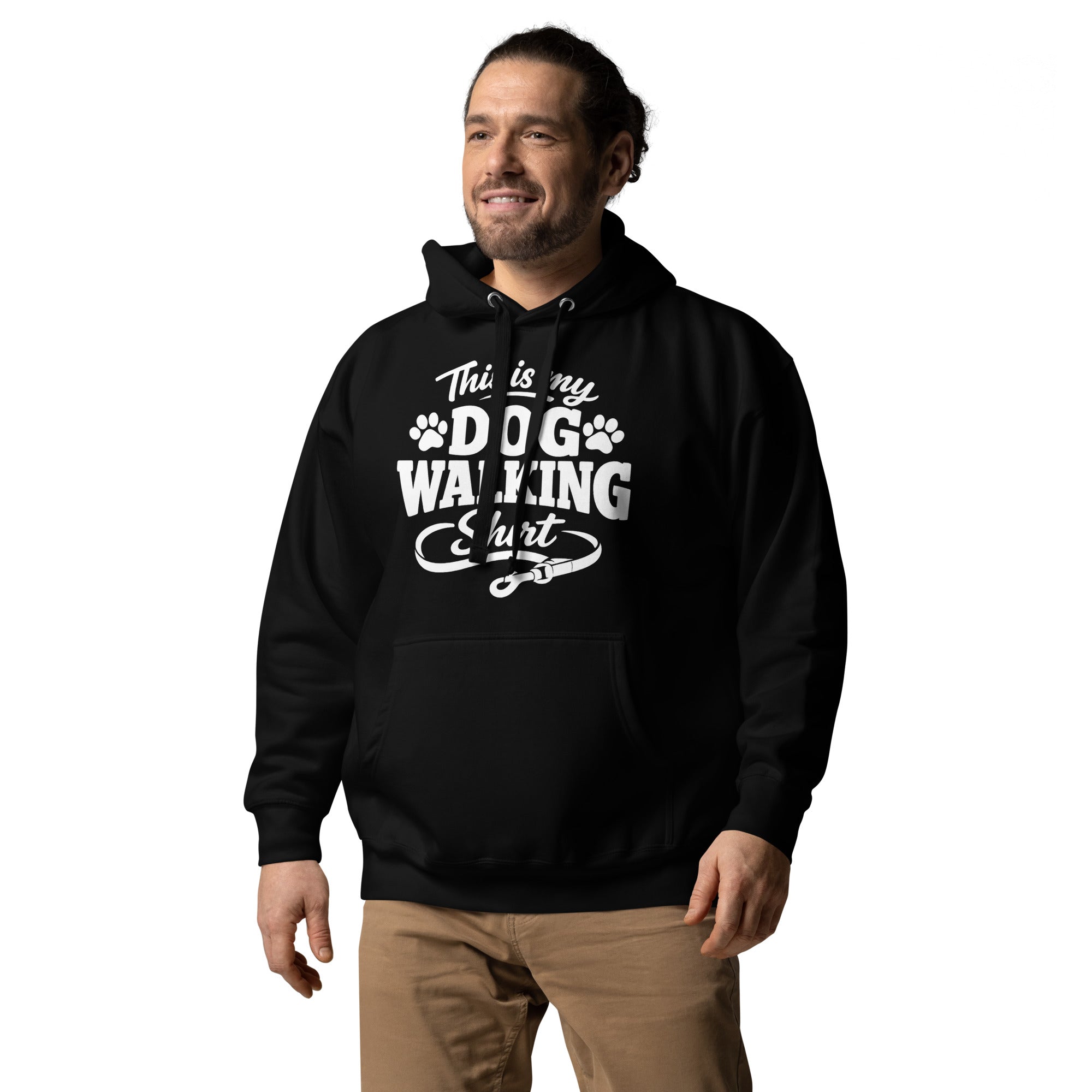 This Is My Dog Walking Shirt Funny Unisex Hoodie For Dog Moms And Dog Walkers .