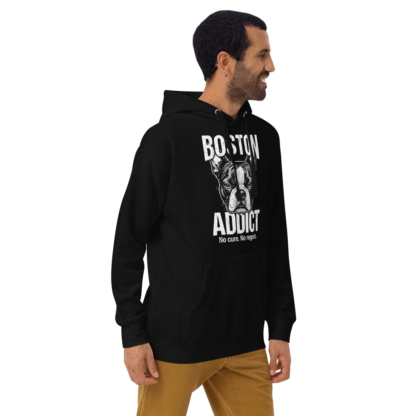 Boston Addict (No Cure. No Regrets.) Unisex Hoodie .