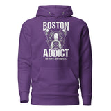 Boston Addict (No Cure. No Regrets.) Unisex Hoodie . Purple