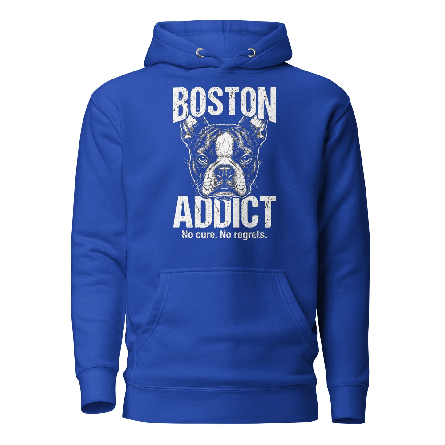 Boston Addict (No Cure. No Regrets.) Unisex Hoodie . Team Royal
