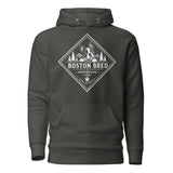 Boston Bred Adventure Led – Outdoor And Hiking Dog Lover Unisex Hoodie . Vintage Black