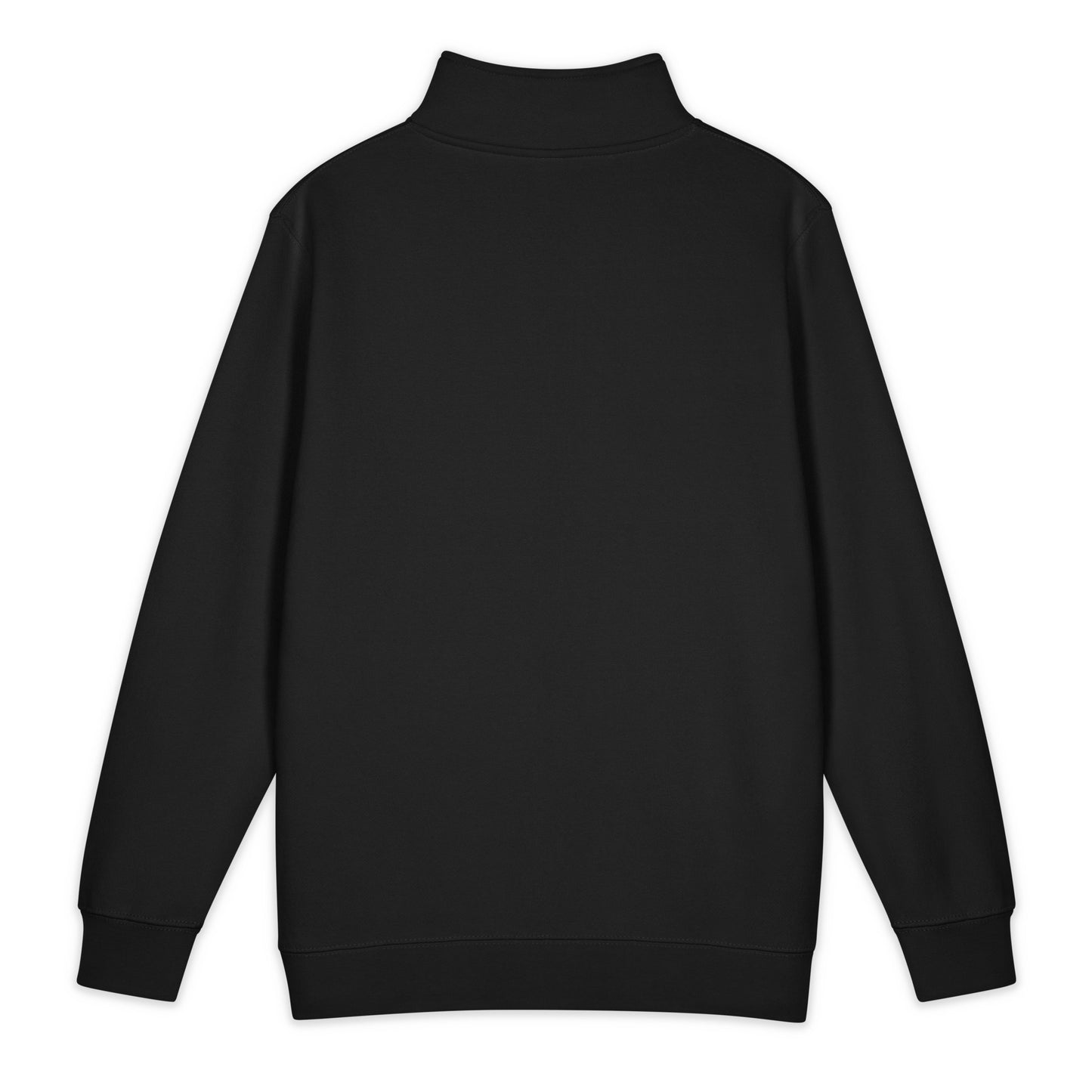 Woof Boston Terrier Dog Premium 1/4 Zip Sweatshirt .