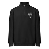 I'd Rather Be With My Boston Premium 1/4 Zip Sweatshirt . Black