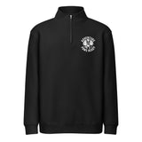 Adventure Paws Ready Boston Terrier Dog Premium 1/4 Zip Sweatshirt . Black