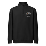Best Dog Mom Ever Premium 1/4 Zip Sweatshirt . Black