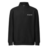 The Dog Father Premium 1/4 Zip Sweatshirt . Black