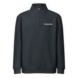 The Dog Father Premium 1/4 Zip Sweatshirt . Navy