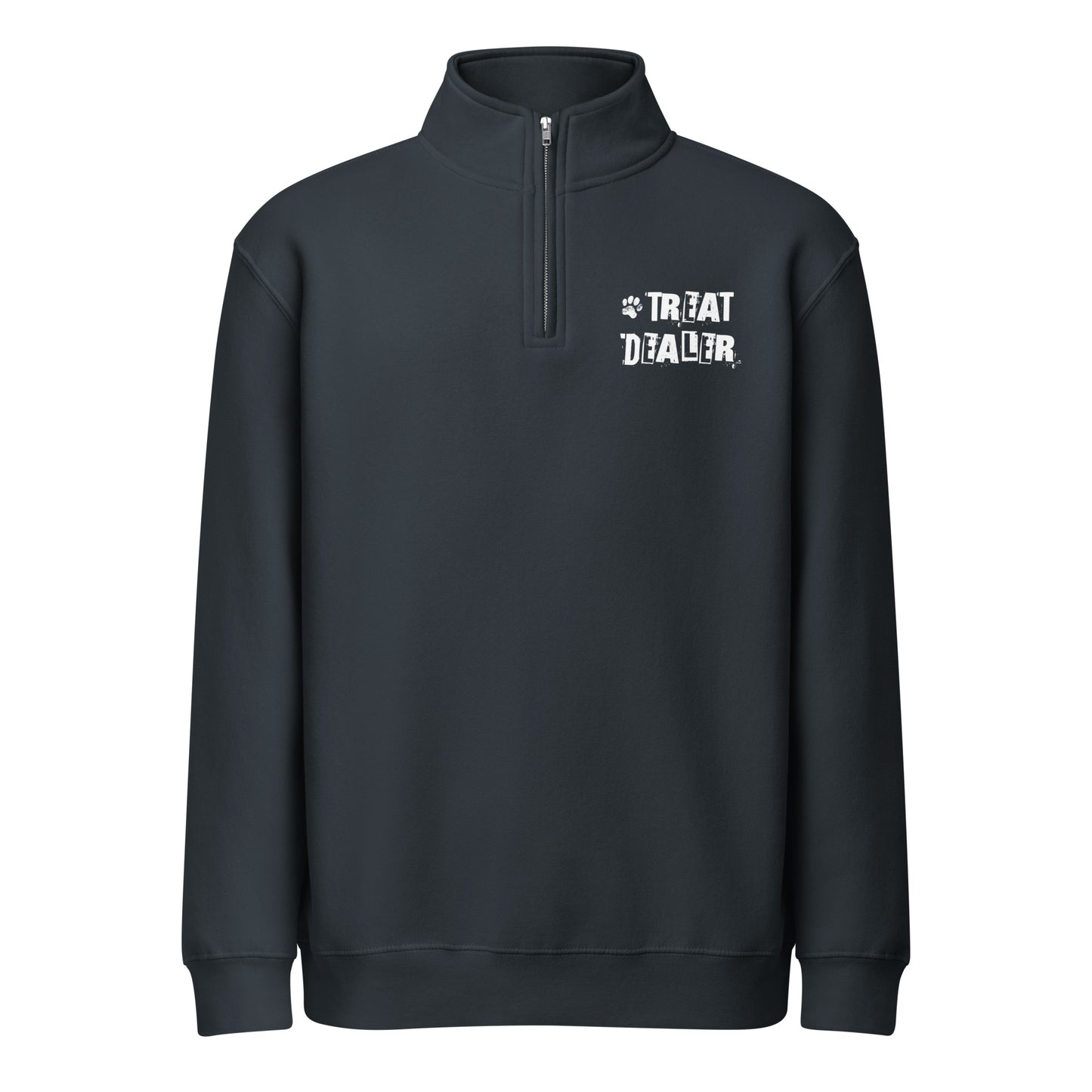 Treat Dealer Premium 1/4 Zip Sweatshirt . Navy
