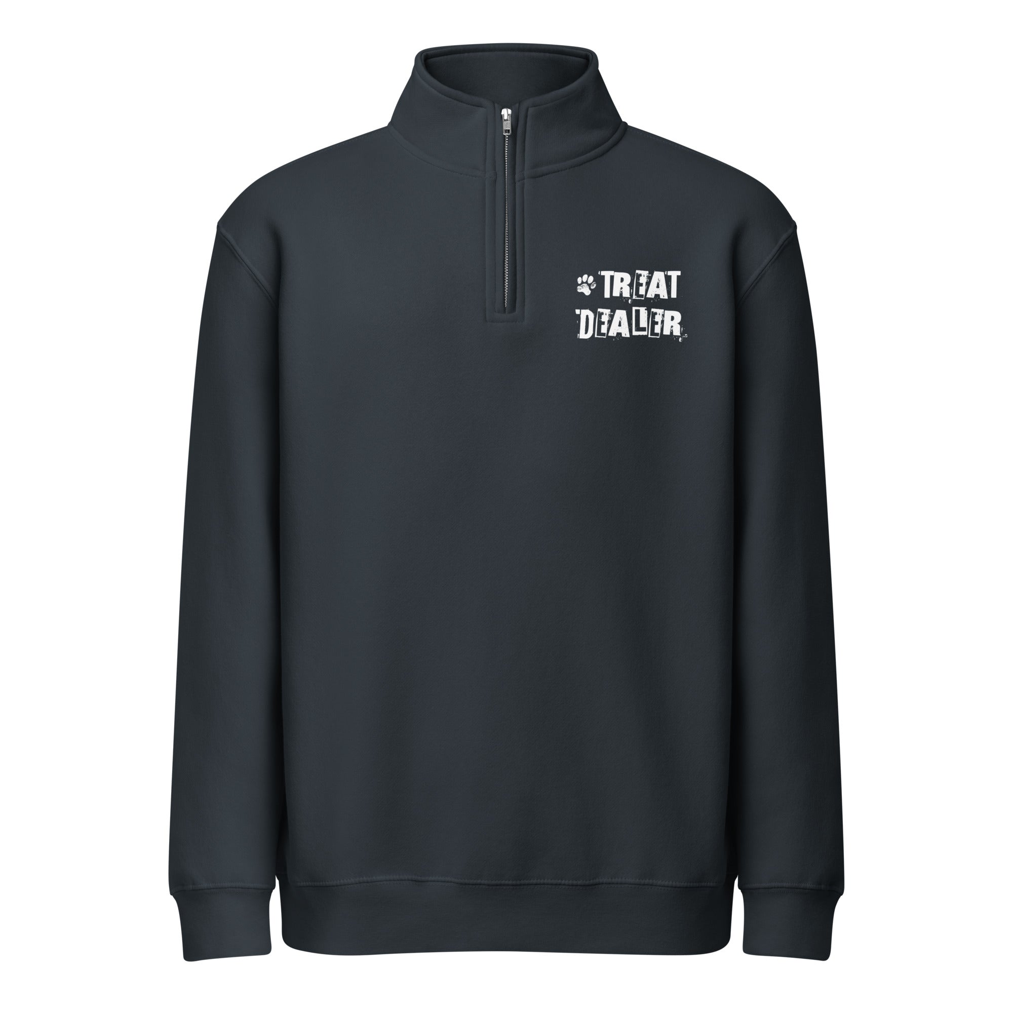 Treat Dealer Premium 1/4 Zip Sweatshirt . Navy