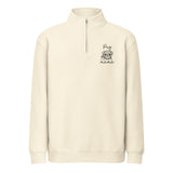 Pug Mama Premium 1/4 Zip Sweatshirt . Sandshell
