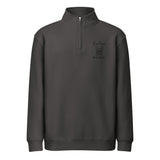 Boston Mama Embroidered Premium 1/4 Zip Sweatshirt . Smoke