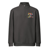 Ransom Note Style Dog Lover Shirt - Sorry I'm Late Dog Needed Me Premium 1/4 Zip Sweatshirt . Smoke