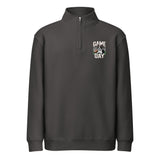 Game Day Boston Terrier Dog Football Premium 1/4 Zip Sweatshirt . Smoke