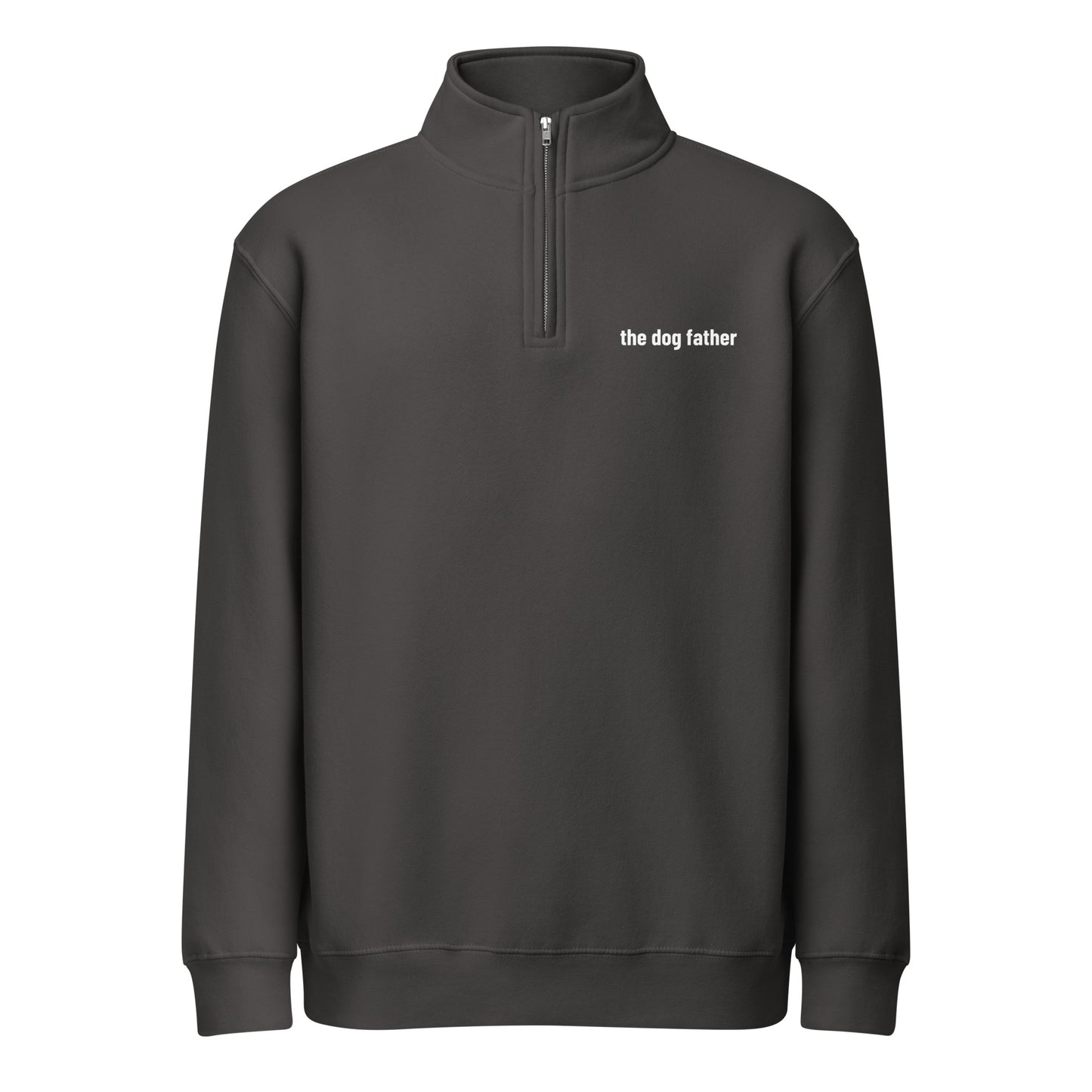 The Dog Father Premium 1/4 Zip Sweatshirt . Smoke