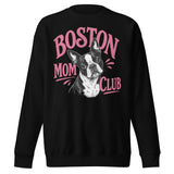 Boston Mom Club Premium Sweatshirt . Black