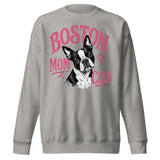 Boston Mom Club Premium Sweatshirt . Carbon Grey