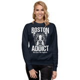 Boston Addict (No Cure. No Regrets.) Unisex Premium Sweatshirt .