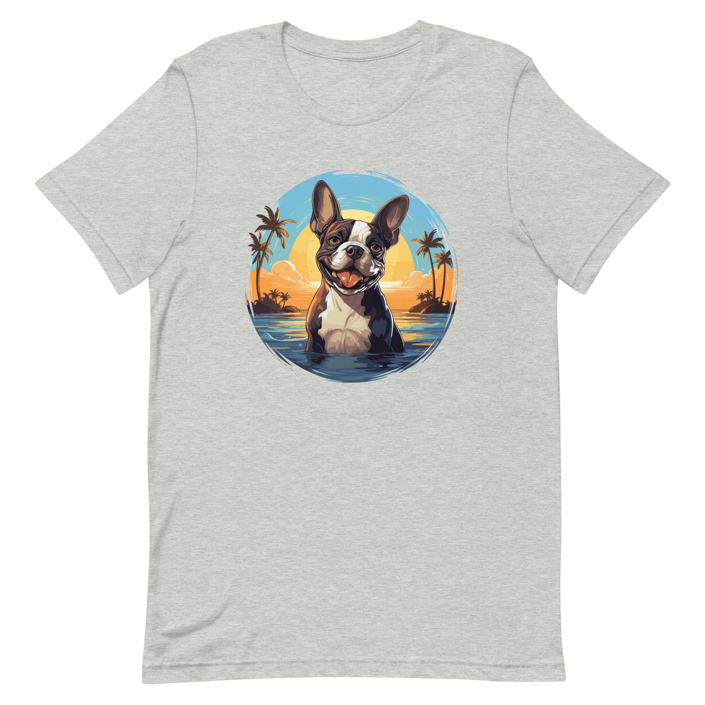 Hawaii Vibe Boston Terrier T-Shirt