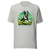 Boston Terrier Dog Running Free Unisex T-Shirt