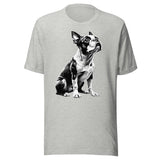 Boston Terrier Line Art Unisex T-Shirt