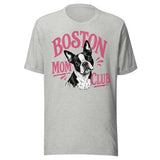 Boston Mom Club T-Shirt . Athletic Heather