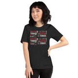 Boston Terrier Word Collage Unisex T-Shirt – Dog Lover Typography Art .
