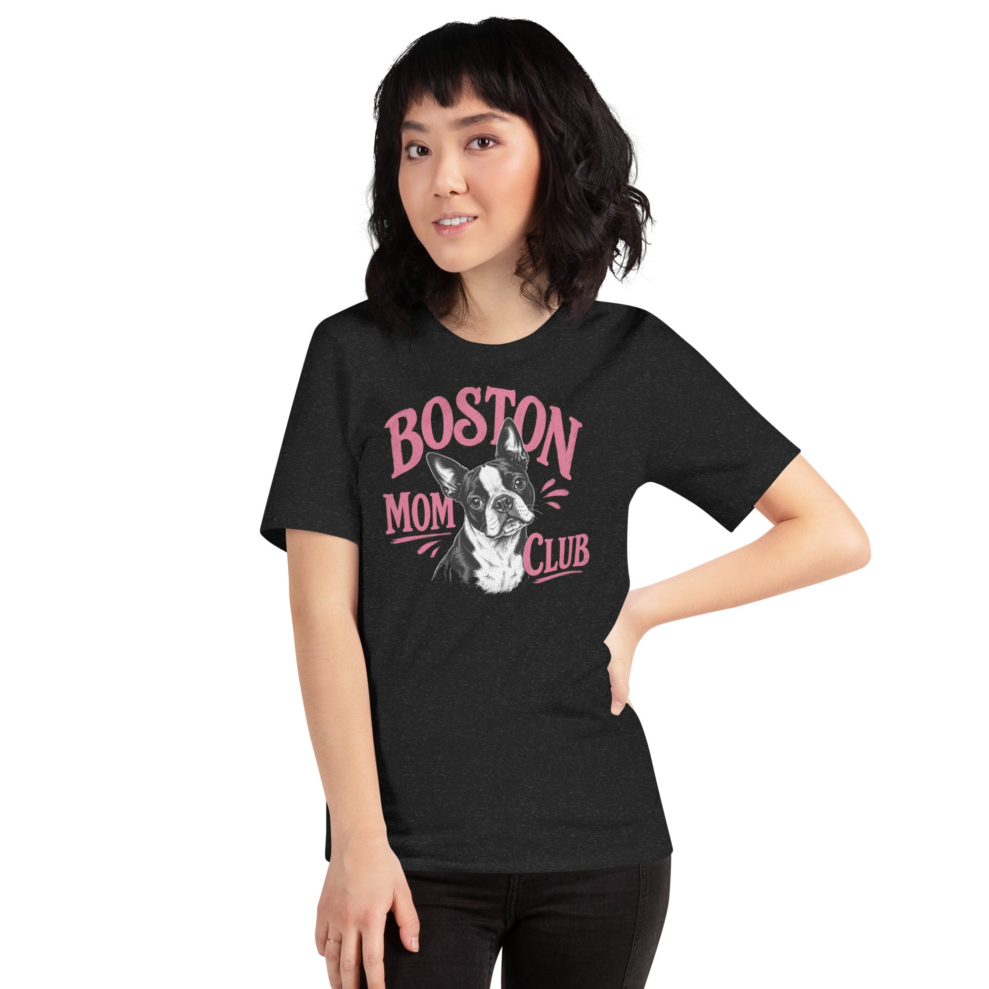 Boston Mom Club T-Shirt .