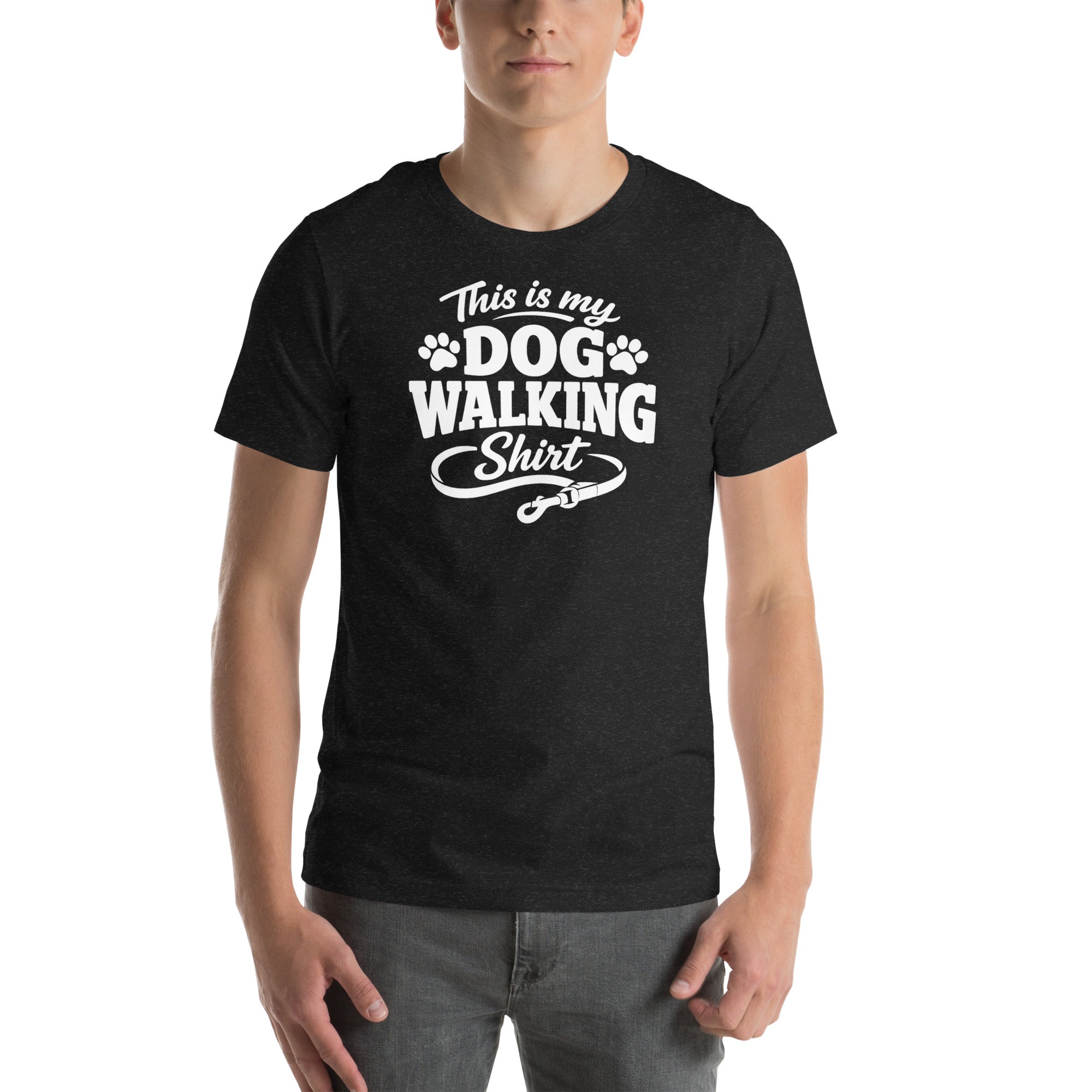This Is My Dog Walking Shirt Funny Unisex T-Shirt For Dog Moms And Dog Walkers .