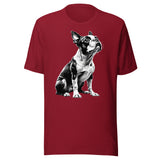 Boston Terrier Line Art Unisex T-Shirt