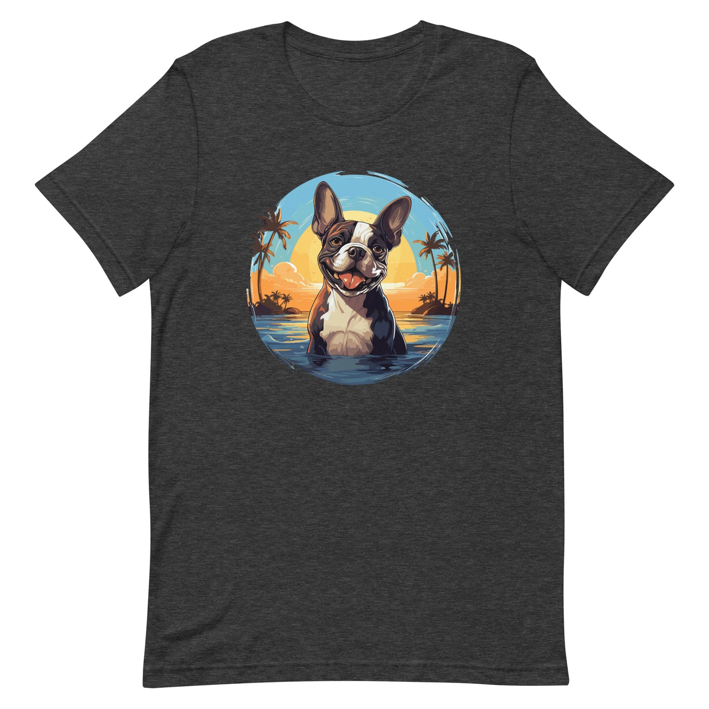 Hawaii Vibe Boston Terrier T-Shirt